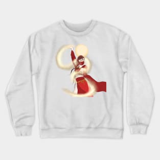 Sand bender desert girl dancer Crewneck Sweatshirt